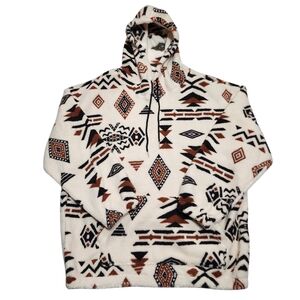 Totem Print Mens Hoodie